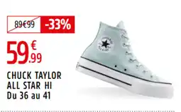 Intersport CONVERSE Chuck taylor all star hi offre