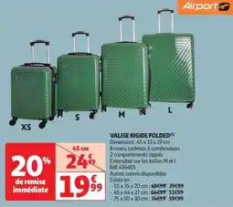 Auchan Drive Valise rigide folded offre