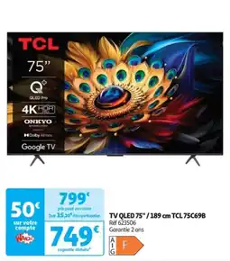 TV QLED 75 TCL 75C69B
