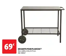 Auchan Drive Desserte pour plancha offre