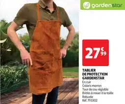 Auchan Drive Tablier de protection gardenstar offre