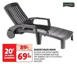 Auchan Drive Bain de soleil miami offre