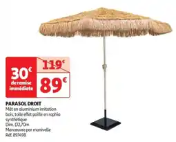 Auchan Drive Parasol droit offre
