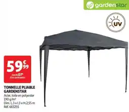 Auchan Drive Tonnelle pliable gardenstar offre