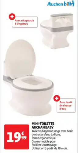 Mini-toilette auchan baby