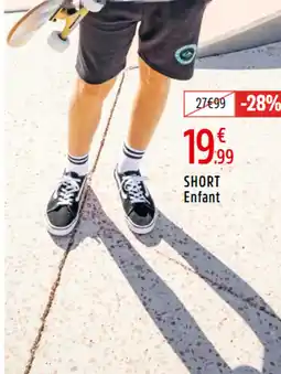Intersport Short enfant offre