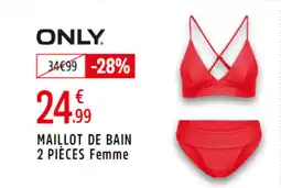 Intersport ONLY Maillot de bain 2 pièces femme offre