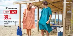 Intersport TRIP CURL Poncho de plage adulte offre