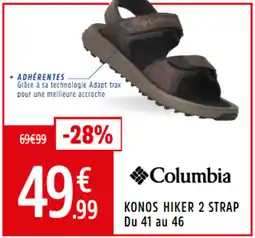 Intersport COLUMBIA Konos hiker 2 strap du 41 au 46 offre