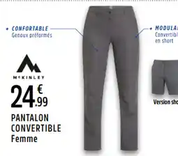 Intersport MCKINLEY Pantalon convertible femme offre