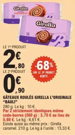 Gâteaux roulés girella l'originale bauli