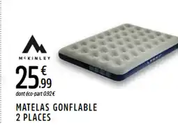 Intersport MCKINLEY Matelas gonflable 2 places offre