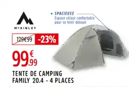 Intersport MCKINLEY Tente de camping family 20.4 -4 places offre