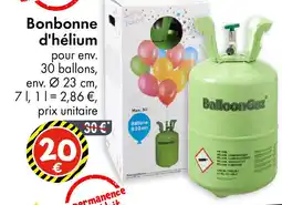 Bonbonne d'hélium