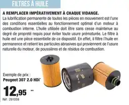 Autobacs Filtres à huile offre
