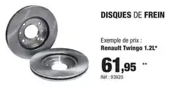 Autobacs Disques de frein offre