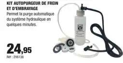 Autobacs Kit autopurgeur de frein et d'embrayage offre