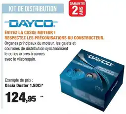 Autobacs DAYCO Kit de distribution offre
