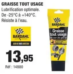 Autobacs BARDAHL Graisse tout usage offre