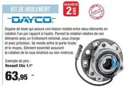 Autobacs DAYCO Kit de roulement offre