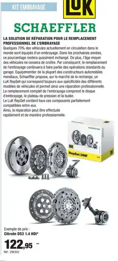 Autobacs LUK Kit embrayage offre