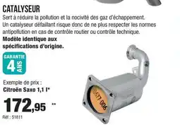 Autobacs BOSAL Catalyseur offre