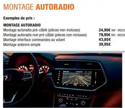Autobacs Montage autoradio offre