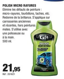 Autobacs GS27 Polish micro rayures offre
