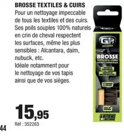 Autobacs GS27 Brosse textiles & cuirs offre