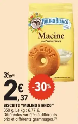 Biscuits mulino bianco