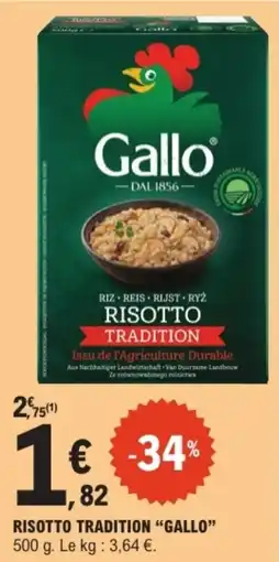 Risotto tradition gallo
