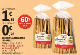 E.Leclerc Drive Gressins artisanaux florelli offre
