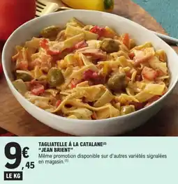 Tagliatelle à la catalane jean brient
