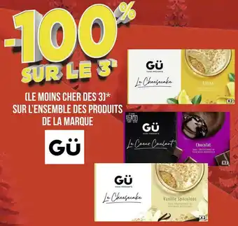 Géant Casino Gu bon plan sur l’ensemble des produits de la marque gu offre