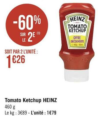 Géant Casino Heinz tomato ketchup offre