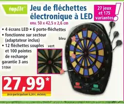 Norma Jeu de fléchettes électronique à LED offre