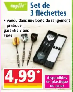 Norma Set de 3 fléchettes offre