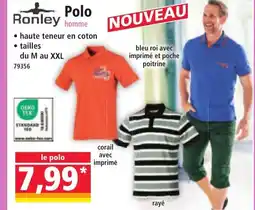 Norma RONLEY Polo offre