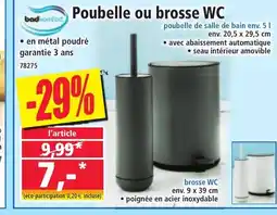 Norma Poubelle ou brosse WC offre
