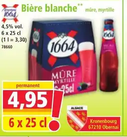 Norma 1664 Bière blanche offre