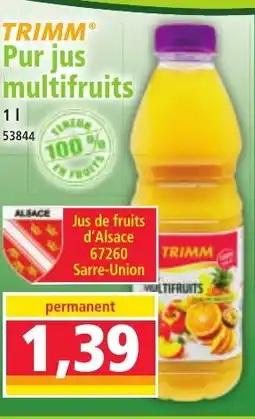 Norma TRIMM Pur jus multifruits offre