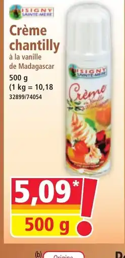 Crème chantilly