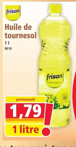 Norma FRISAN Huile de tournesol offre