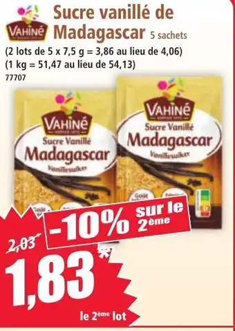 Norma VAHINE Sucre vanillé de Madagascar offre