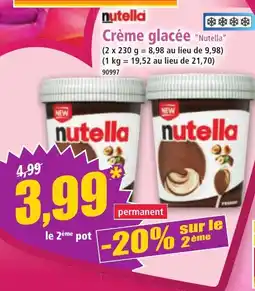 Norma NUTELLA Crème glacée offre