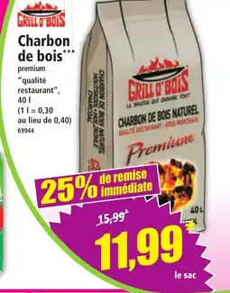 Norma Charbon de bois offre