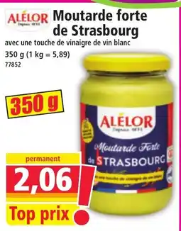 Norma ALELOR Moutarde forte de Strasbourg offre
