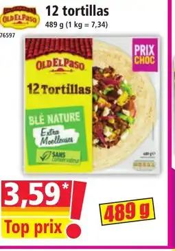 Norma OLD EL PASO 12 tortillas offre
