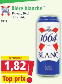 Norma 1664 Bière blanche offre