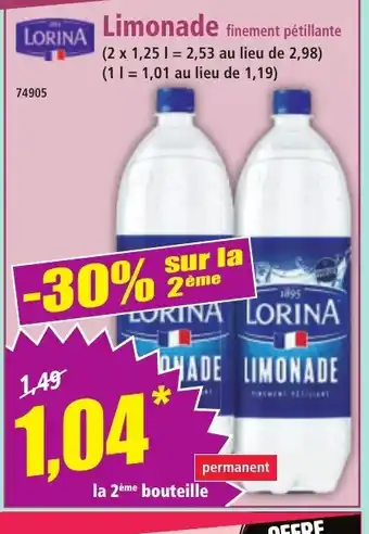 Norma LORINA Limonade offre